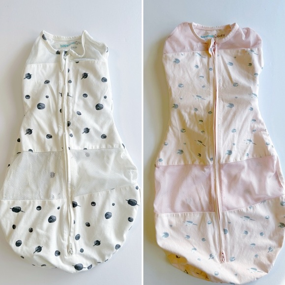Happiest Baby Other - Happiest Baby Set of 2 Sleepea Swaddles - Size Small and Large